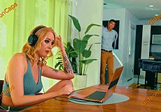 The blonde captive endures rough fisting in tight bondage.