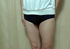 Schoolgirl's anal fun in costumes and lingerie