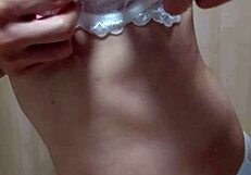 Schoolgirl's anal fun in costumes and lingerie