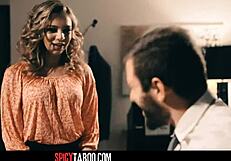 Horny assistant seduces boss for promotion?