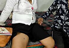 I enjoy watching indian tutor fuck teen student at home with clear audio