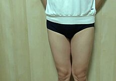 Schoolgirl's anal fun in costumes and lingerie