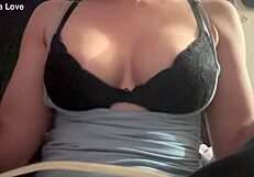 i feel the joy in my bouncing big boobs solo session