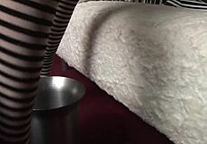 skinny platinum blonde enjoys spicy sex and pissing