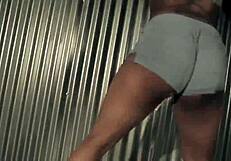 She gives the best twerk, shaking her ass in a booty dance