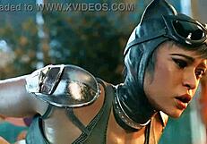 Dc futa girls fucking. Creampie in pussy.