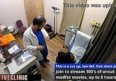 Cash for Teen 18+ Backstage, Royal Diamond Spreading Natural Tits in Latex Gloves