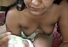 Dirty cum in mouth and blowjob for Indian Kavita Bhabhi 😏