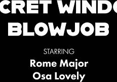 osa lovely gets a facial from rome major through the window