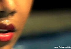 The beautiful girl from India dances and shows her body