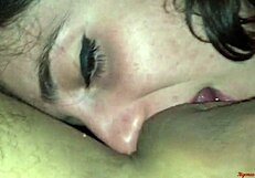 sensual rimming leads to hardcore ass fucking and huge cumshot on face