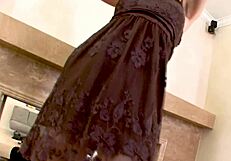 aimee addision sexy blonde natural tits cougar milf big cock pov blowjob and cum facial