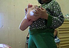 perverted stepmother awakens her 18-year-old stepson for creampie action with tantaly sex doll