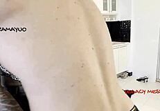 legacy mess perfect asian ladyboy with awesome body dominates on her bitch amadora, big cock anal deepthroat