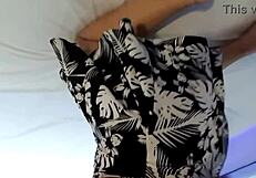 Real Sexy No Sex Scenes Amateur Massage Therapy Session for Big Booty Wife Karina and Lucas