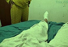 Turkish stepmother visits her american stepson in his bedroom to touch his BIG DICK