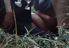 girls masturbate outdoors in public, reaching intense orgasms while wearing panties.