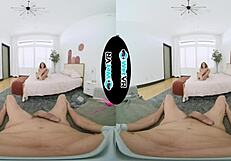 Allie Addison GRIPS tight pussy on HARD dick