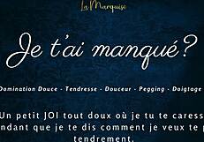 i missed you in french joi pegging