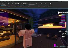 I played Roblox with my best friend and we had fun together