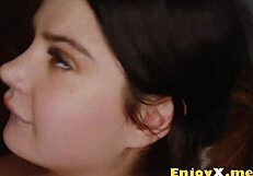 Brunette star Valkiria Lapiedra performs on chess table with bouncing natural tits in ecstatic joy HD