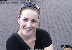 i teased this flawless czech teen in the hypermarket and fucked her pov