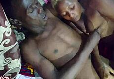 Can this blond babe handle two massive cocks at once? She loves sucking and playing with them both.