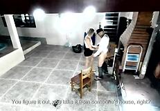 This guy asks for help but ends up blowing and fucking his unfaithful wife