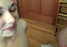 Does Raven Grey blow her fan?