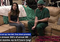 Doctor Aria Nicole & Doctor Tampa Trying On Gloves