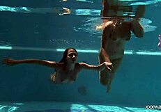 Underwater lesbos serbian and russian bathing.