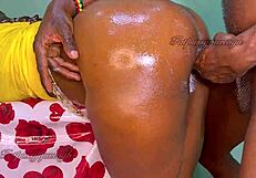 साउथ अफ्रीकन स्लट बीबीसी से हार्ड फक हुई, चिल्लाई और भागी