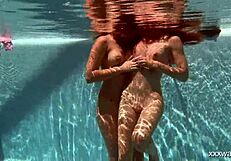 Underwater lesbos serbian and russian bathing.