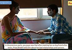 sexy bhabhi priya chats casually with ex husband without hesitation