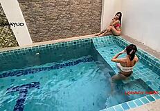 Hot ladyboy Nang gets dominated in doggystyle anal with a monster cock in homemade scene