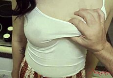 Cleaner Lady Allows Extra Tip For Doggystyle Creampie In Kitchen