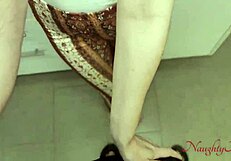 Cleaner Lady Allows Extra Tip For Doggystyle Creampie In Kitchen