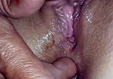 amateur curvy woman fingers ass and fucks hard after carnival