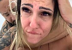 i told him no anal i'm a virgin but he fucked my ass bareback and came inside my wet asshole