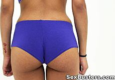 Mia Khalifa's Booty Dominates in Vintage Ebony Scene