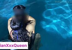 Stepsister says, 'Enjoy my big ass in doggy at the pool.'