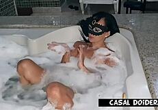 Young Girl In Hotel Caricia Hydromassage Fucks Jr Doidera, Gets Cum In Mouth