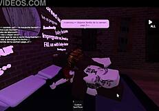 Intense session with roblox bbc lover
