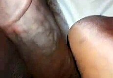 Playing with my landlady's fat and wet features