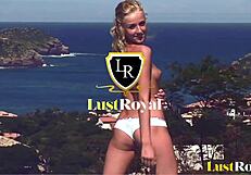 Alicia Dark plays with dildo before anal sex