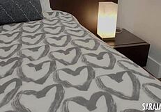 Sara Jay Subtly Vibes Her Clit While Dildo Fucking Herself