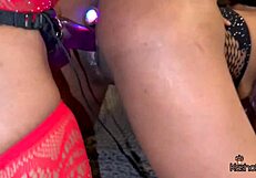 Kash Omera Straps And Eats Girlfriend's Pussy While Sub Records