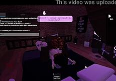Intense session with roblox bbc lover