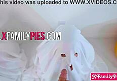 Two Ghosts Are Teen 18+ Stepsis Lana Small and Her Bff Molly Little