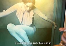 I share a bed with my shy arab stepmother in a hotel